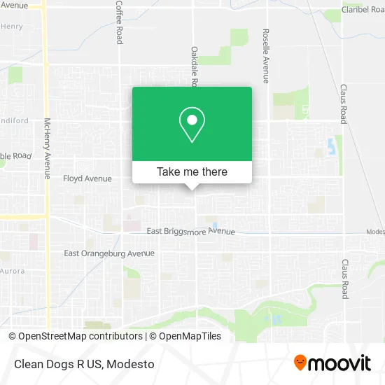 Clean Dogs R US map