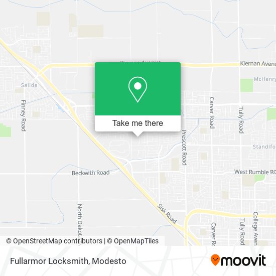 Fullarmor Locksmith map