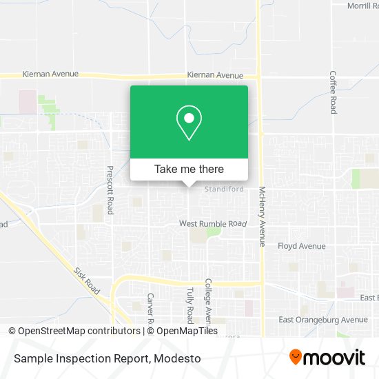 Sample Inspection Report map