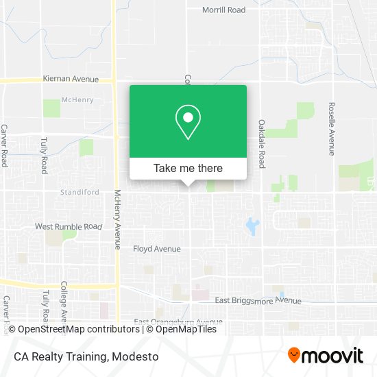 CA Realty Training map