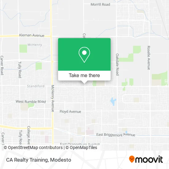 CA Realty Training map