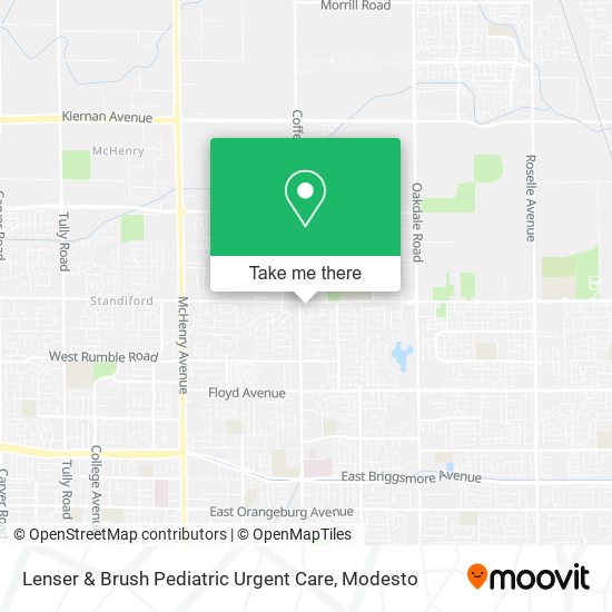 Lenser & Brush Pediatric Urgent Care map