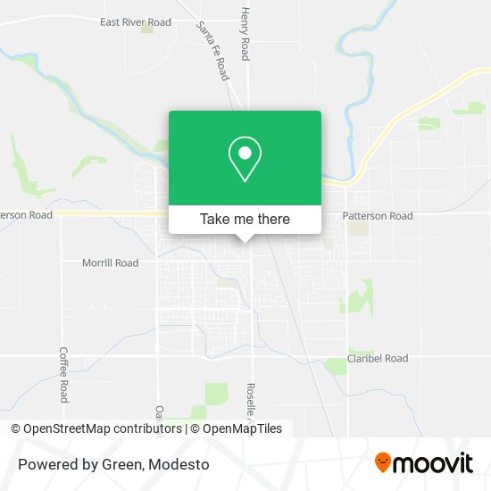 Mapa de Powered by Green