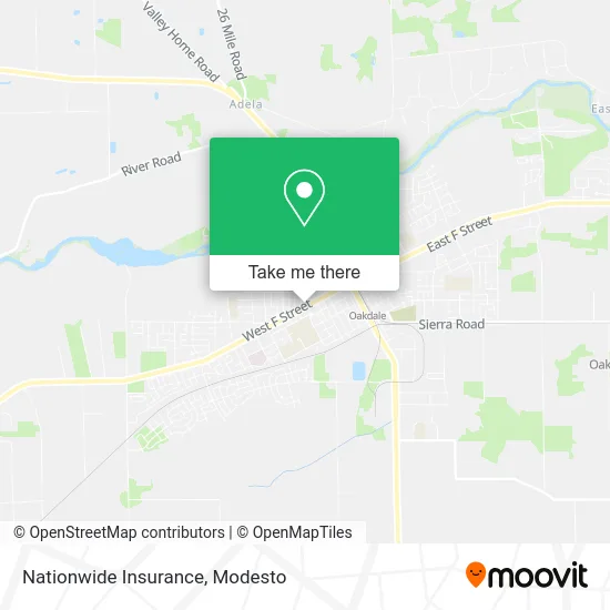 Nationwide Insurance map