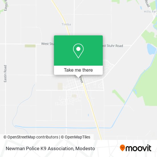 Newman Police K9 Association map