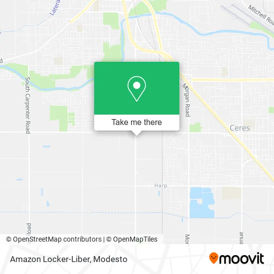 Amazon Locker-Liber map