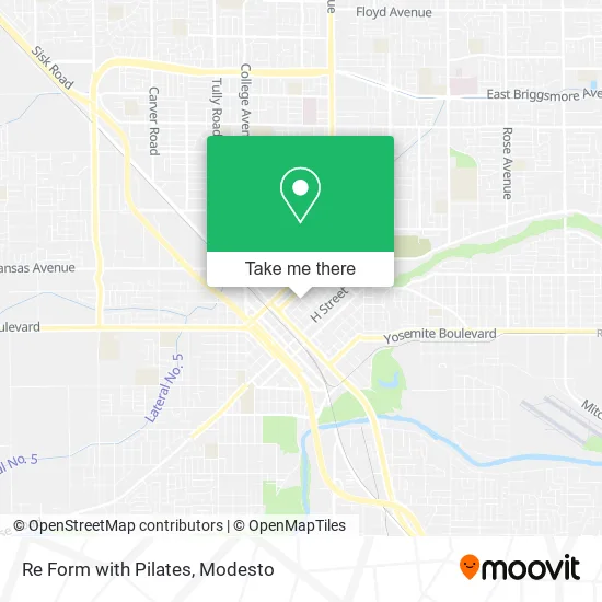 Re Form with Pilates map