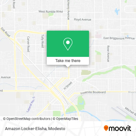 Amazon Locker-Elisha map