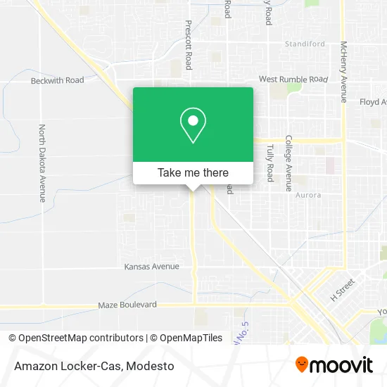 Amazon Locker-Cas map