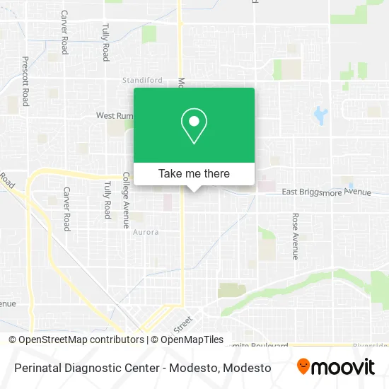 Perinatal Diagnostic Center - Modesto map