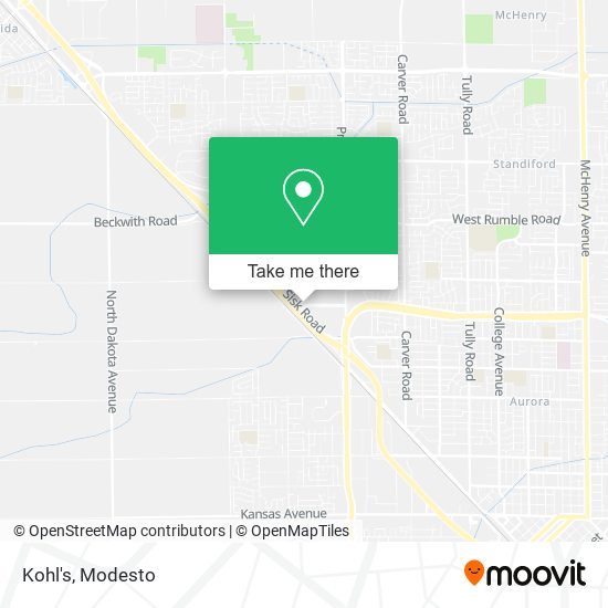 Kohl's map