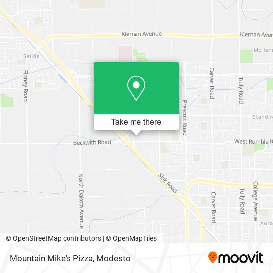 Mapa de Mountain Mike's Pizza