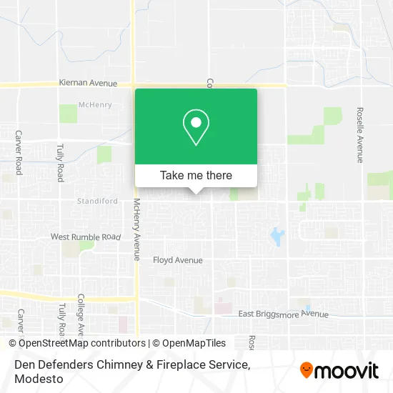 Mapa de Den Defenders Chimney & Fireplace Service