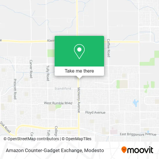Amazon Counter-Gadget Exchange map