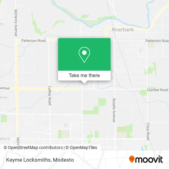 Keyme Locksmiths map