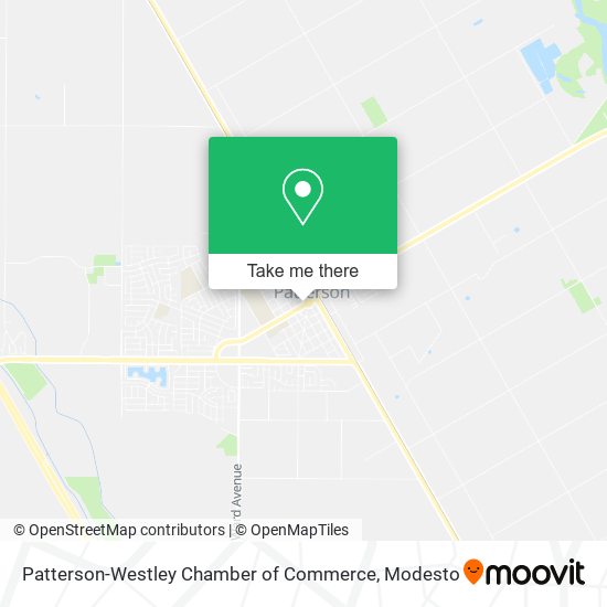 Patterson-Westley Chamber of Commerce map