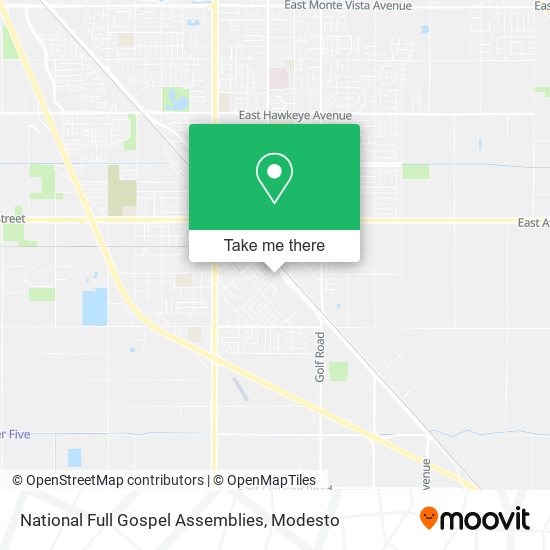 Mapa de National Full Gospel Assemblies