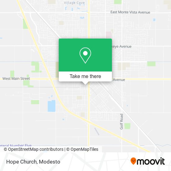 Mapa de Hope Church