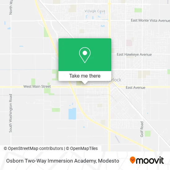 Mapa de Osborn Two-Way Immersion Academy