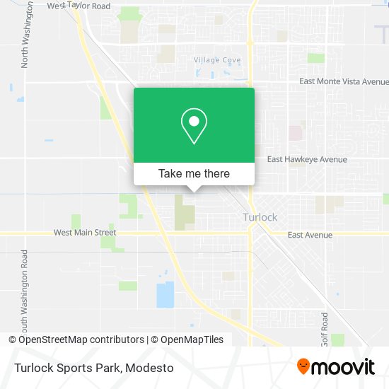 Mapa de Turlock Sports Park