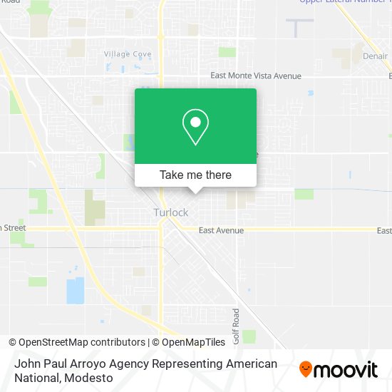 Mapa de John Paul Arroyo Agency Representing American National