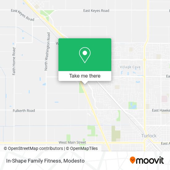 In-Shape Family Fitness map