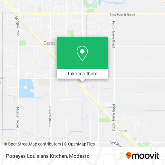 Popeyes Louisiana Kitchen map