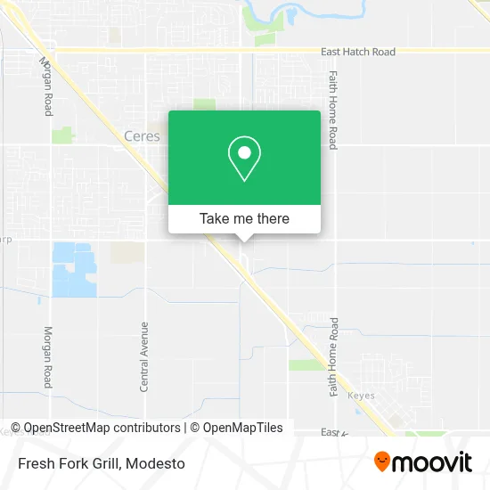 Fresh Fork Grill map