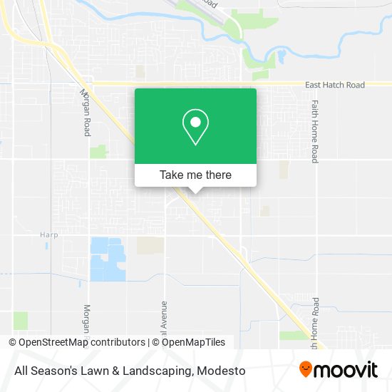 All Season's Lawn & Landscaping map