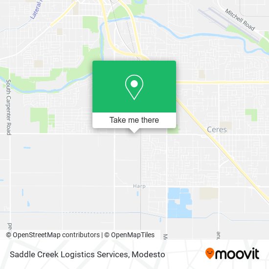 Saddle Creek Logistics Services map
