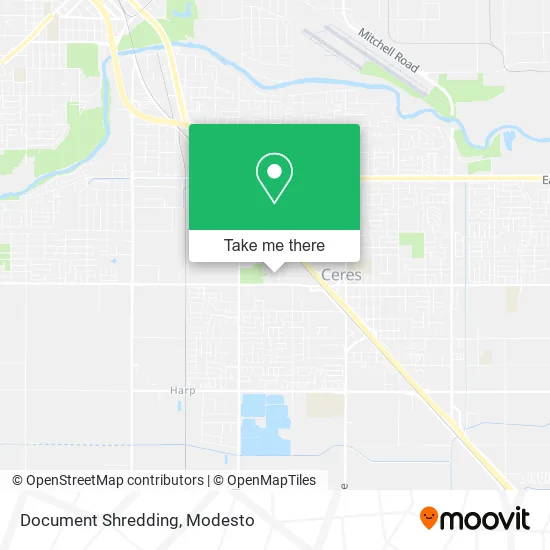Document Shredding map