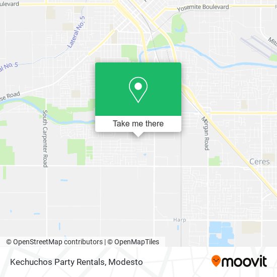 Kechuchos Party Rentals map