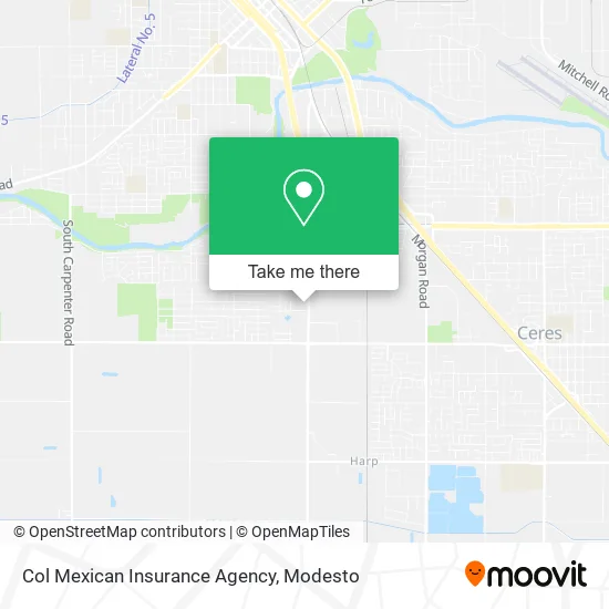Col Mexican Insurance Agency map