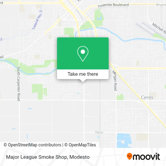 Major League Smoke Shop map