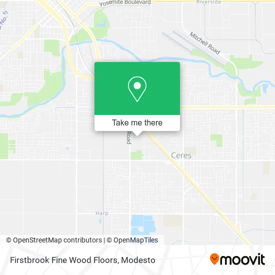 Firstbrook Fine Wood Floors map
