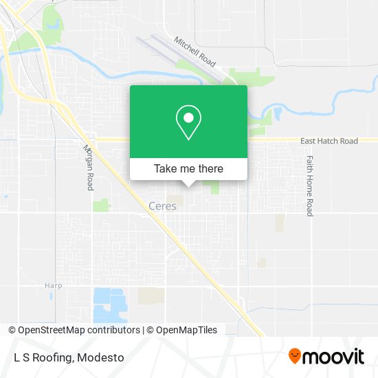 L S Roofing map