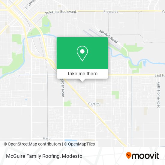 McGuire Family Roofing map