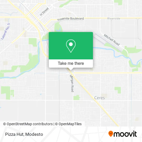 Pizza Hut map
