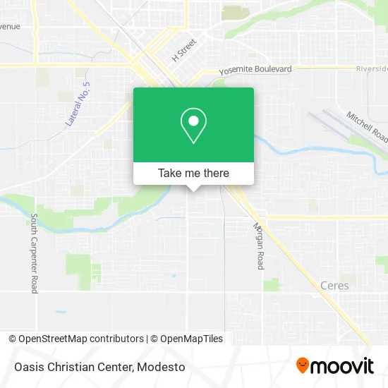 Oasis Christian Center map