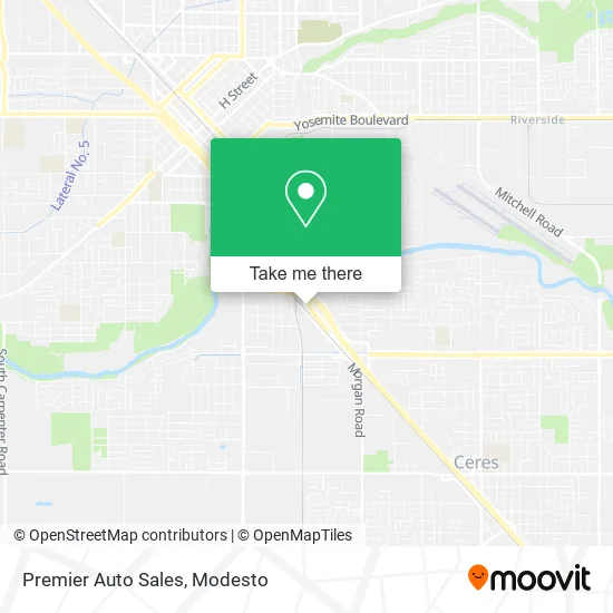 Premier Auto Sales map