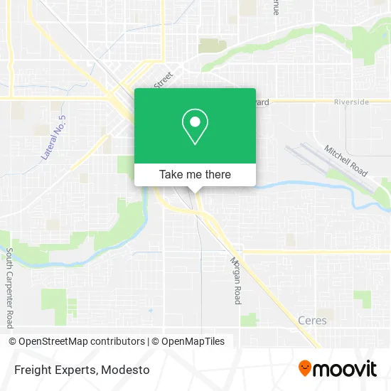 Freight Experts map