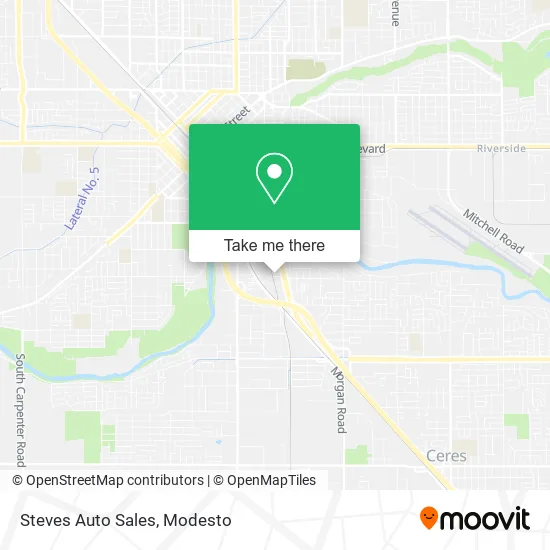 Steves Auto Sales map