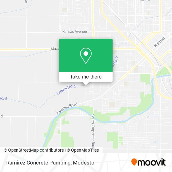Mapa de Ramirez Concrete Pumping