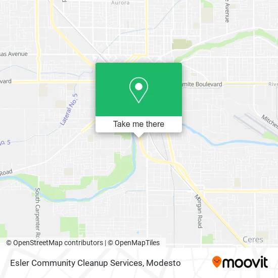 Esler Community Cleanup Services map