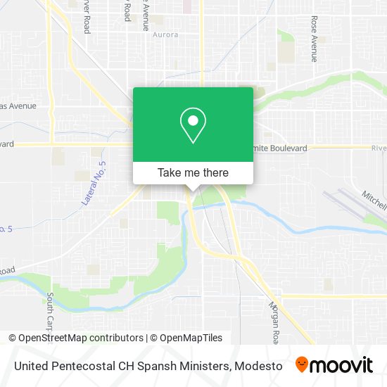 United Pentecostal CH Spansh Ministers map