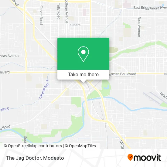 The Jag Doctor map
