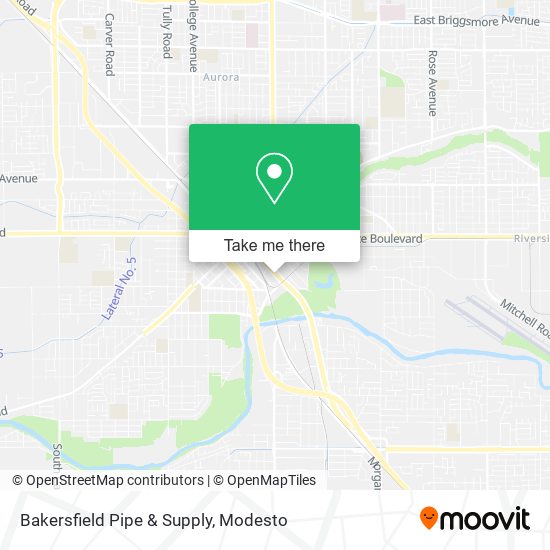Mapa de Bakersfield Pipe & Supply