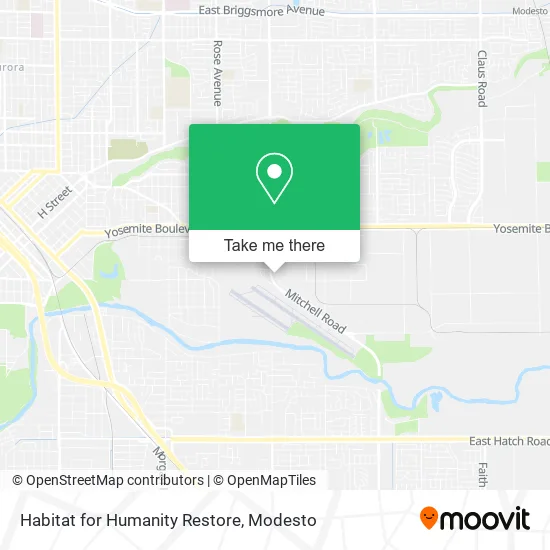 Habitat for Humanity Restore map
