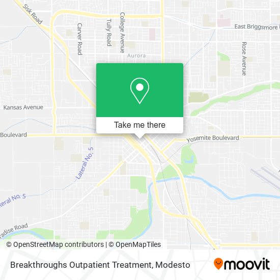 Breakthroughs Outpatient Treatment map