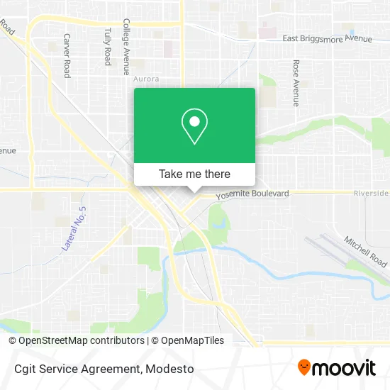 Cgit Service Agreement map